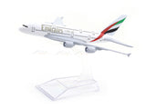 Airbus A380 Emirates 1:400 Diecast Airplane Scale Model | Collectible Aviation Replica
