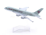 Airbus A380 Qatar Airways 1:400 Diecast Airplane Scale Model | Collectible Aviation Replica