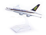 Airbus A380 Singapore Airlines 1:400 Diecast Airplane Scale Model | Collectible Aviation Replica