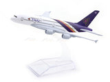 Airbus A380 Thailand Airlines 1:400 Diecast Airplane Scale Model | Collectible Aviation Replica