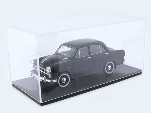 Ambassador MK I black with acrylic case 1:18 Vahanam diecast Scale Model car collectible