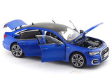 Audi A6 L Blue 1:18 QY Toys Licensed Diecast Scale Model | Car Replica