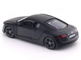 Audi R8 Matte black 1:24 Maisto with Acrylic Case Licensed Diecast Scale Model Car Collectible
