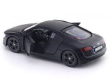 Audi R8 Matte black 1:24 Maisto with Acrylic Case Licensed Diecast Scale Model Car Collectible