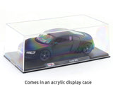 Audi R8 Matte black 1:24 Maisto with Acrylic Case Licensed Diecast Scale Model Car Collectible
