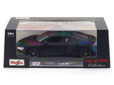 Audi R8 Matte black 1:24 Maisto with Acrylic Case Licensed Diecast Scale Model Car Collectible