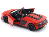 Audi R8 Spyder red 1:32 MSZ licensed diecast Scale Model car collectible