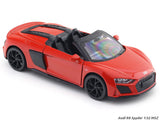 Audi R8 Spyder red 1:32 MSZ licensed diecast Scale Model car collectible