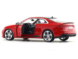 Audi RS 5 Coupe Red 1:24 Bburago with Acrylic Case Licensed Diecast Scale Model Car Collectible