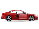 Audi RS 5 Coupe Red 1:24 Bburago with Acrylic Case Licensed Diecast Scale Model Car Collectible