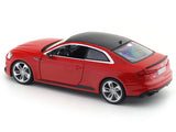 Audi RS 5 Coupe Red 1:24 Bburago with Acrylic Case Licensed Diecast Scale Model Car Collectible