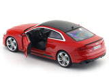 Audi RS 5 Coupe Red 1:24 Bburago with Acrylic Case Licensed Diecast Scale Model Car Collectible