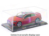 Audi RS 5 Coupe Red 1:24 Bburago with Acrylic Case Licensed Diecast Scale Model Car Collectible