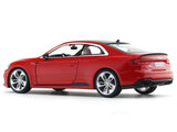 Audi RS 5 Coupe Red 1:24 Bburago with Acrylic Case Licensed Diecast Scale Model Car Collectible