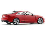 Audi RS 5 Coupe Red 1:24 Bburago with Acrylic Case Licensed Diecast Scale Model Car Collectible
