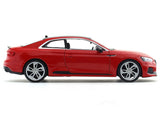 Audi RS 5 Coupe Red 1:24 Bburago with Acrylic Case Licensed Diecast Scale Model Car Collectible