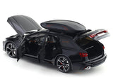 Audi RS6 Avant Black 1:18 QY Toys Licensed Diecast Scale Model | Car Replica