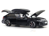 Audi RS6 Avant Black 1:18 QY Toys Licensed Diecast Scale Model | Car Replica