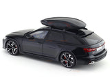 Audi RS6 Avant Black 1:18 QY Toys Licensed Diecast Scale Model | Car Replica