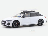 Audi RS6 Avant White 1:18 QY Toys Licensed Diecast Scale Model | Car Replica