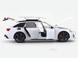 Audi RS6 Avant White 1:18 QY Toys Licensed Diecast Scale Model | Car Replica
