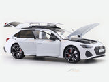 Audi RS6 Avant White 1:18 QY Toys Licensed Diecast Scale Model | Car Replica