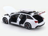 Audi RS6 Avant White 1:18 QY Toys Licensed Diecast Scale Model | Car Replica