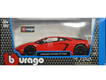 Lamborghini Aventador SV Coupe red 1:24 Bburago licensed diecast Scale Model car