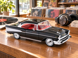 1957 Chevrolet Bel Air Coupe Black 1:18 Maisto Licensed Diecast Scale Model Car Collectible | Classic American 1950s Icon | Buy in India