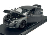 Bentley Continental Supersports Matte Grey 1:18 Welly Licensed Diecast Scale Model Car Collectible | British Luxury Performance Coupe | Buy in India