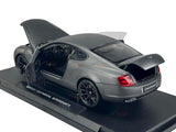 Bentley Continental Supersports Matte Grey 1:18 Welly Licensed Diecast Scale Model Car Collectible | British Luxury Performance Coupe | Buy in India
