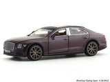 Bentley Flying Spur plum 1:32 MSZ licensed pullback diecast Scale Model car collectible