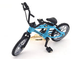 Bicycle design blue metal keyring / keychain