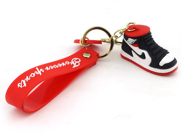 Black Shoe Silicon keyring / keychain