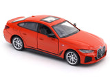 Red car model on a white background