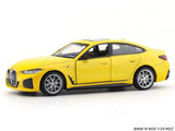 BMW i4 M50 Yellow 1:34 MSZ licensed pullback diecast Scale Model car collectible
