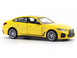 BMW i4 M50 Yellow 1:34 MSZ licensed pullback diecast Scale Model car collectible