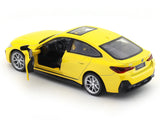 BMW i4 M50 Yellow 1:34 MSZ licensed pullback diecast Scale Model car collectible