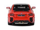 BMW M2 M Performance G87 Red 1:43 Solido Licensed Diecast Scale Model Car Collectible