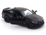 BMW M4 CSL Matte Black 1:33-42 RMZ City licensed pull back car scale model