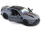 BMW M4 CSL Grey 1:33-42 RMZ City licensed pull back car scale model