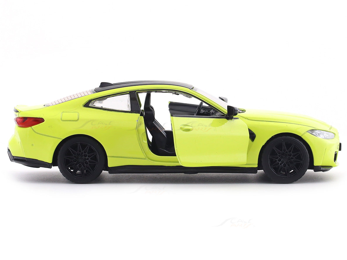 BMW M4 G82 Yellow 1:32 MSZ licensed diecast Scale Model car