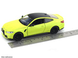BMW M4 G82 Yellow 1:32 MSZ licensed diecast Scale Model car collectible