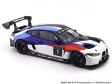 BMW M4 GT3 Presentation 1:18 Minichamps licensed diecast Scale Model car collectible