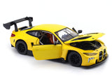 BMW M4 GT3 Yellow 1:24 MSZ licensed diecast Scale Model car collectible