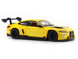 BMW M4 GT3 Yellow 1:24 MSZ licensed diecast Scale Model car collectible