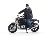 BMW R NineT Scrambler black 1:64 CM Model diecast scale bike model collectible