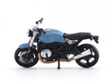 BMW R NineT Scrambler blue 1:64 CM Model diecast scale bike model collectible