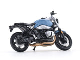 BMW R NineT Scrambler blue 1:64 CM Model diecast scale bike model collectible