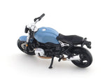 BMW R NineT Scrambler blue 1:64 CM Model diecast scale bike model collectible